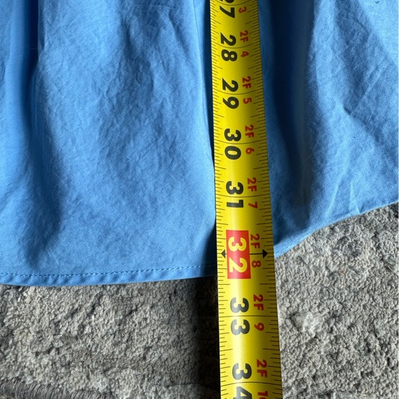 J Crew Ruffle Wrap Midi Skirt
A Line Tie Periwinkle Blue Size 4 - Picture 10 of 10